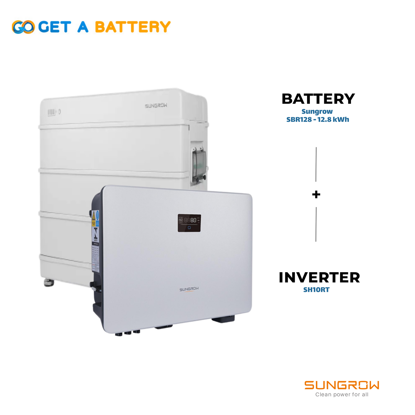 Sungrow SBR128 (12.8kWh) + SH10RT Inverter